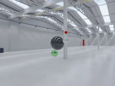 HDRI - Warehouse Interior 8b - 16384x8192 Texture