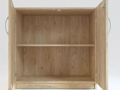 Wooden Cabinet 4 3D model