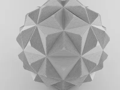 Scifi Sphere Shape Futuristic item Ship 2018 3D model