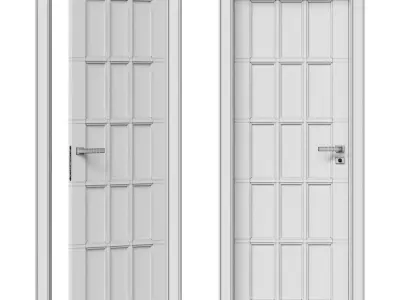TOSCANA GRIGLIATO Interior door 6311 3D model