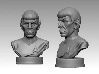 Spock Bust -Leonard Nimoy 3D print model