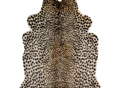 Acadia Animal Print Indoor Rug 3D model