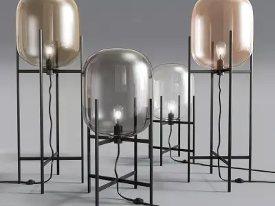 Oda floor lamps 3D model