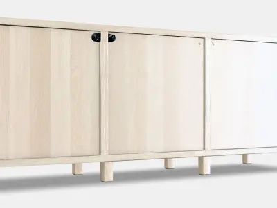 BESTA Storage combination with doors 3 Low-poly 3D model