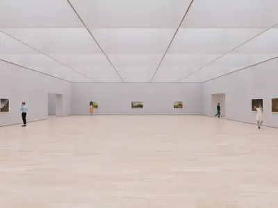 Art Museum Gallery Interior 49 Low-poly 3D model