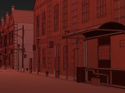 New Street 3D model
