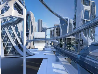Future City 01 3D model