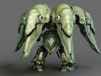 MOBILE SUIT GUNDAM NZ-666 KSHATRIYA 3D print model
