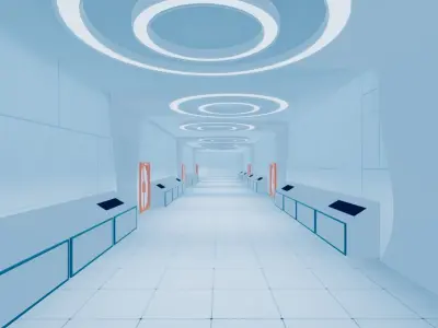 Sci-Fi Lab Environment Pack Low-poly 3D model