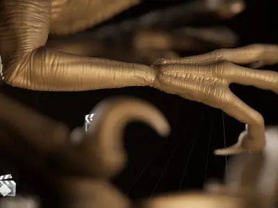 jurassic park velociraptor 3D Print Model 3D print model