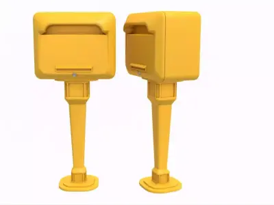 Mailboxes Collection 3D model