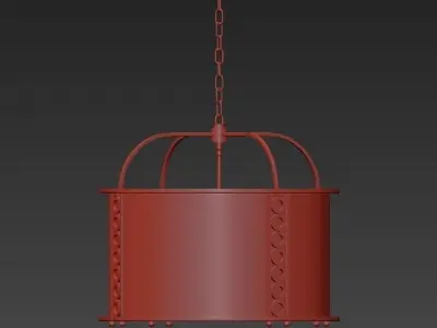 White Gold Drum 3D model