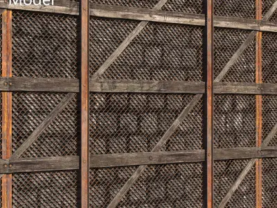 Old wood metall walll Texture