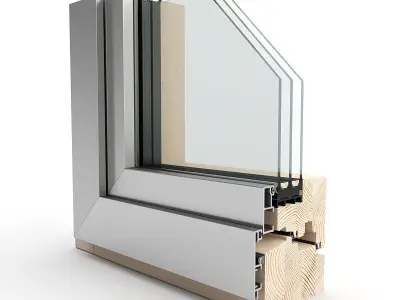 Window section 3D model