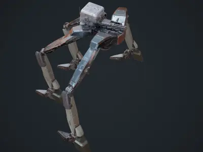 scifi-model532 star wars sci - fi robot 3D model