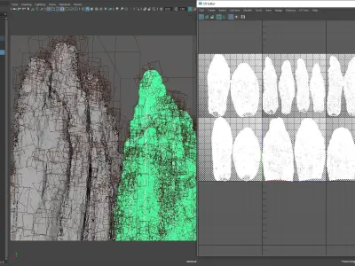 Asian Mountaint 3D model