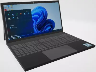 Microsoft Surface Pro 8 with Windows 11 3D model