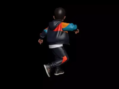 Teenagers  Street Dance 3D model