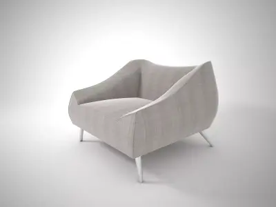 04 CARMEL CHAIR 3D model