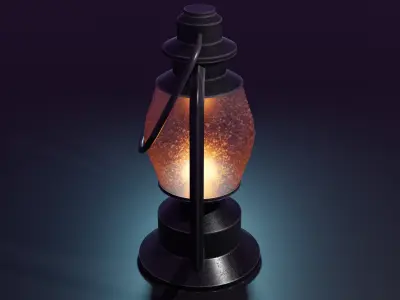 Lantern 3D model 13