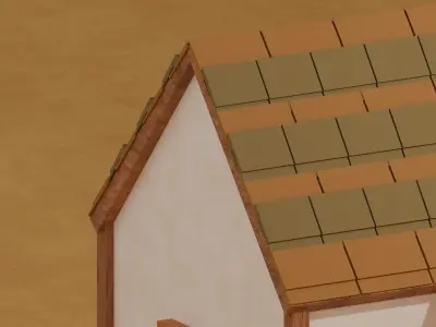 Medieval House Design 3 Low-poly 3D model