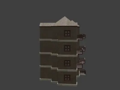 House Model 50 Low-poly 3D model