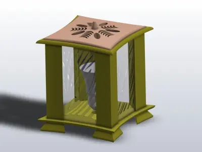 Litho Lamp 3D print model