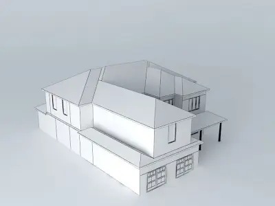 Beam House Free 3D model