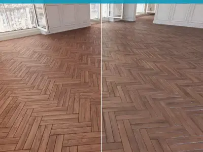 Herringbone parquet 34 WITHOUT PLUGINS 3D model