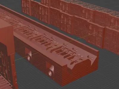 Sci-fi corritor creator kit 3D model