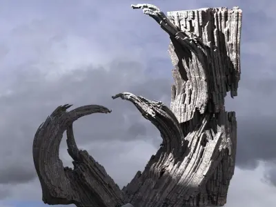 Brothers Grim inspired mountain 3D model