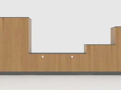 tv stand 72 Low-poly 3D model