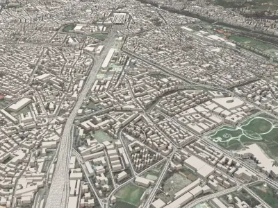 Cityscape  Florence Italy 3D model