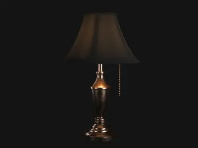 Vintage Table Lamp 3D model buy