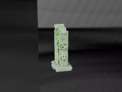 Reefstone Monolith Bookend Prime 3D print model