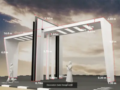 Booth Exhibition Stand G28 3D Model Pack