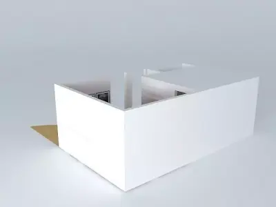 DANY room with door Free 3D model