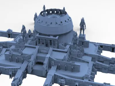 Ancient Egyptian Arena City 2 3D model