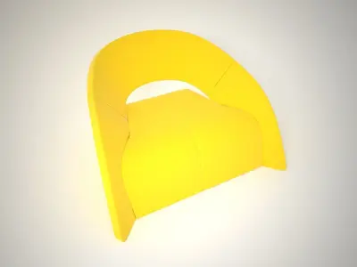 09 YELLER CHAIR 3D model