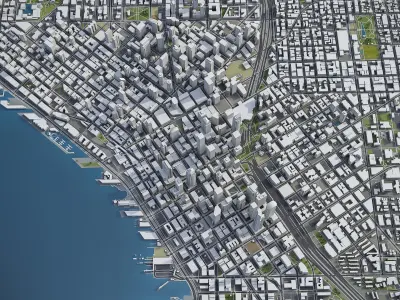 Seattle Metropolitan 3D Model Pack