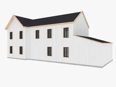 Modern Residential House 5 Low-poly 3D model