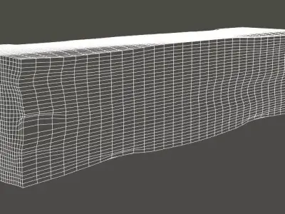 Long block to go with stone arch set for stacking Free 3D model