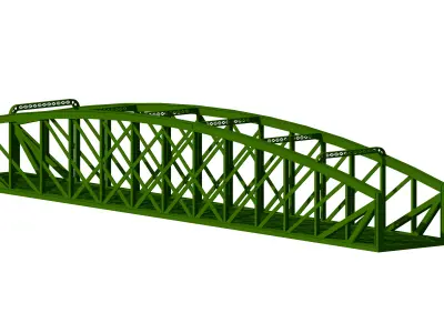 Iron Rail Bridge 3D model