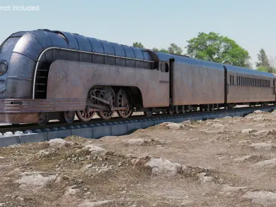  Art Deco Train Set Streamlined Nose 