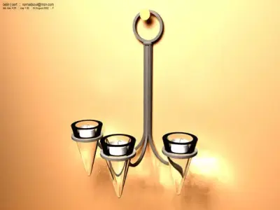 Candle holder Free 3D model