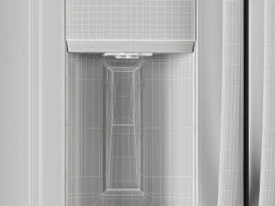 frigidaire-french door refrigerators-fg4h2272uf 3D model