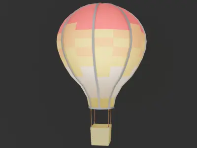 Indirect lighting for balloons 3D model