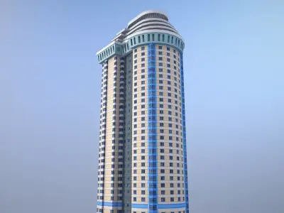 MSK Building 56 Low-poly 3D model