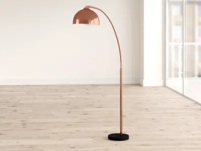 Bowman 180cm Arched Floor Lamp 3D model