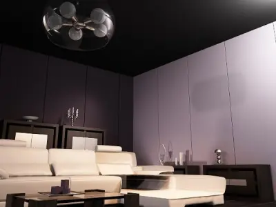 Modern Pendant Lamp 3D model